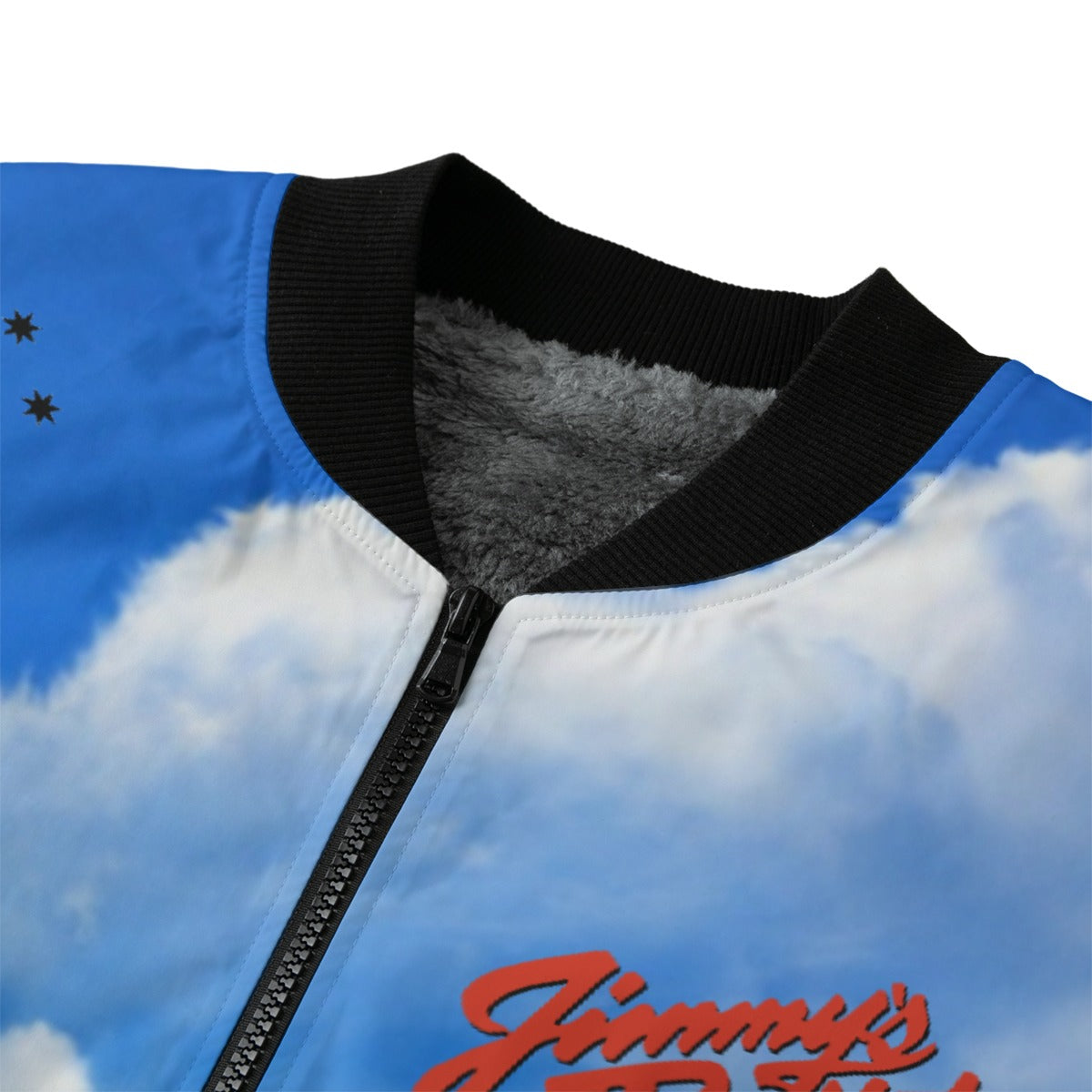 All-Over Print Men’s Fleece Bomber Jacket